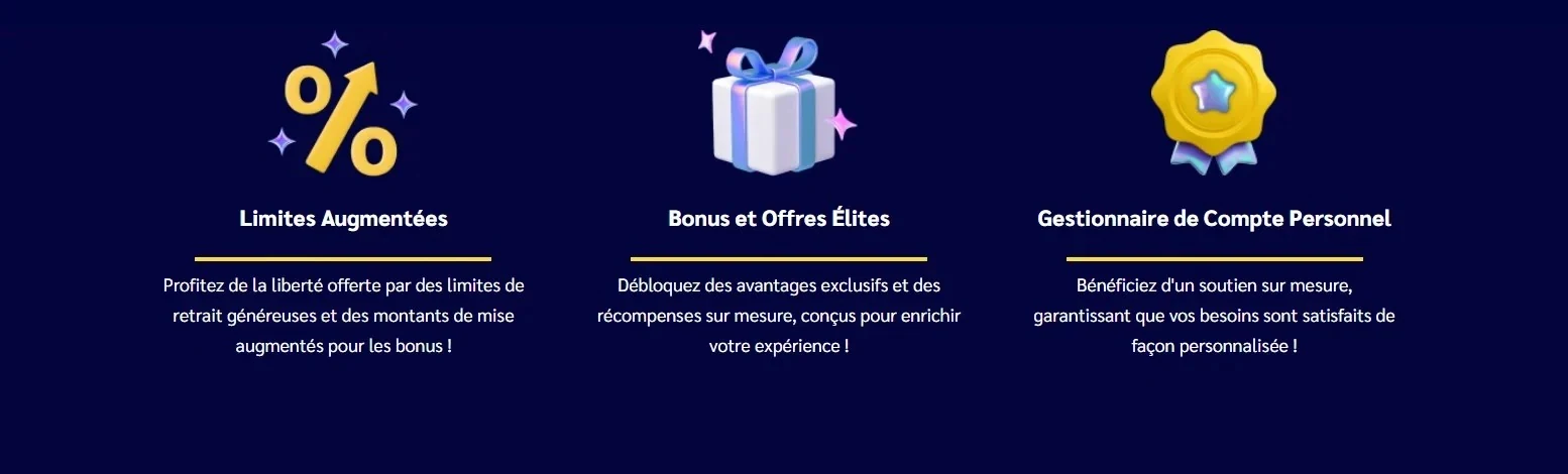 Privilèges VIP Shiny Wilds Casino : limites augmentées et gestionnaire personnel
